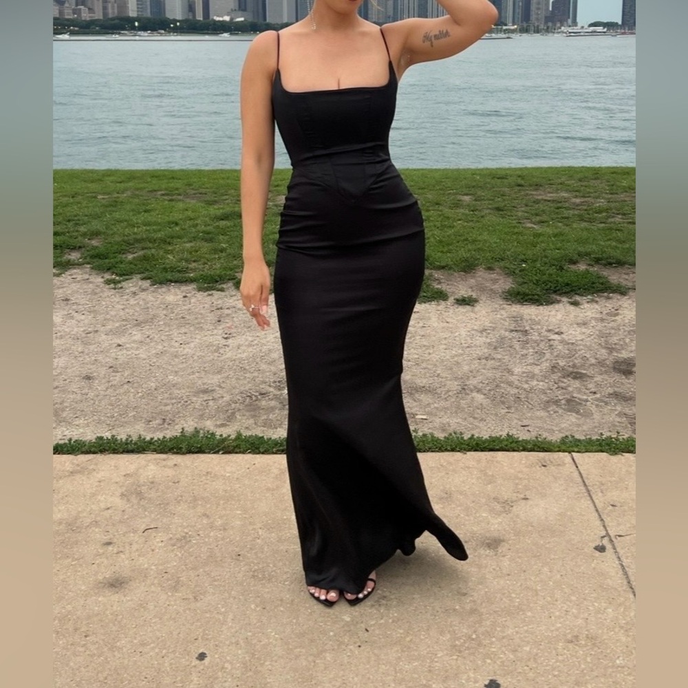 House of CB Black Maxi Dress